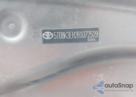 2011 Toyota Highlander Base V6 из США, поврежденный, VIN 5TDBK3EH2BS072529